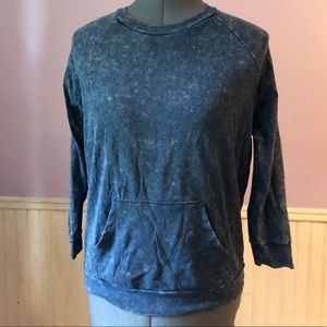 Acid wash long sleeve t-shirt